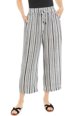 Women's Stripe Wide Leg Pants