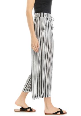 Women's Stripe Wide Leg Pants