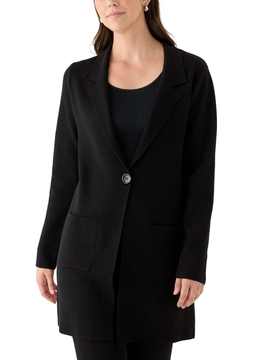 Womens Long Sleeve Coatigan
