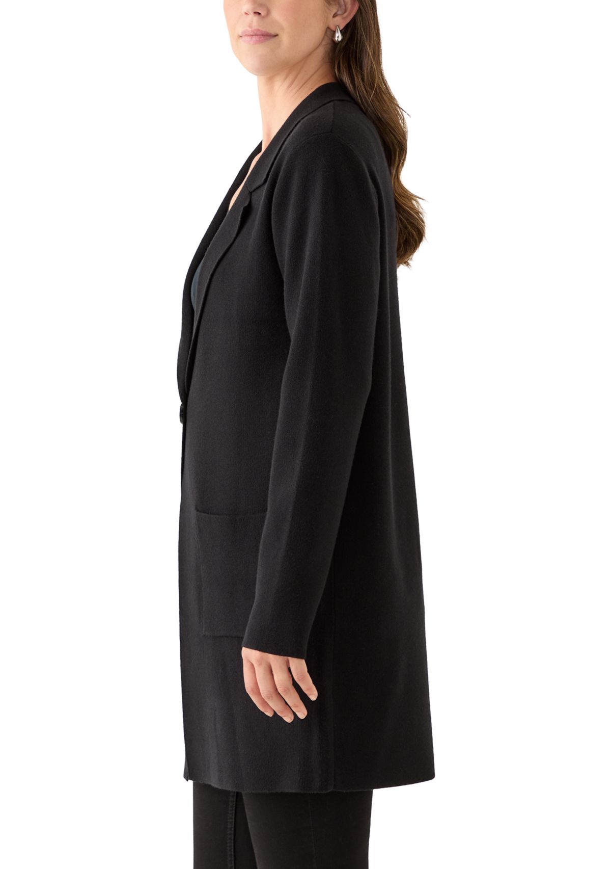 Womens Long Sleeve Coatigan