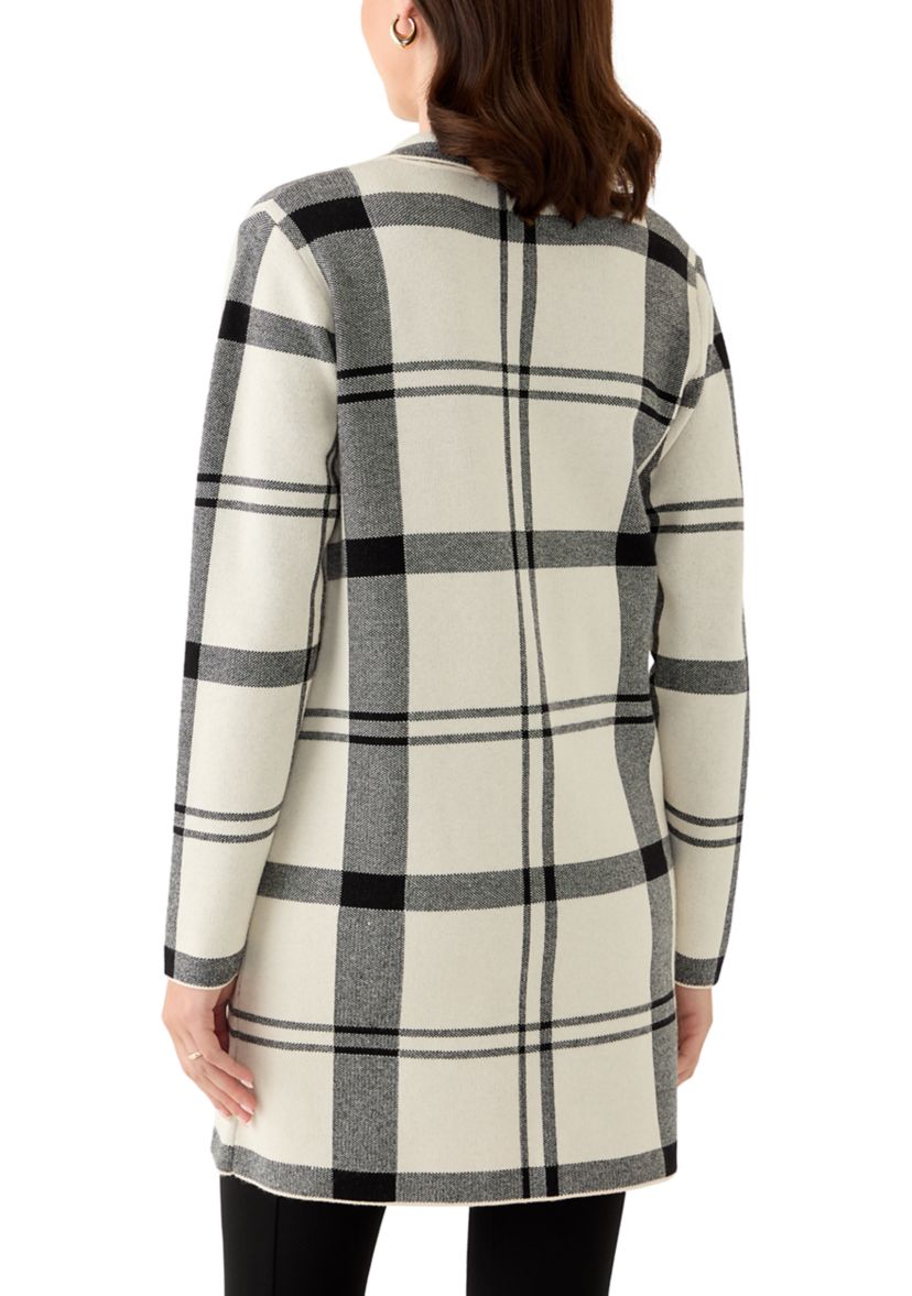 Womens Long Sleeve Print Cardigan