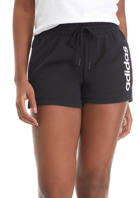 adidas French Terry Tie Waist Shorts