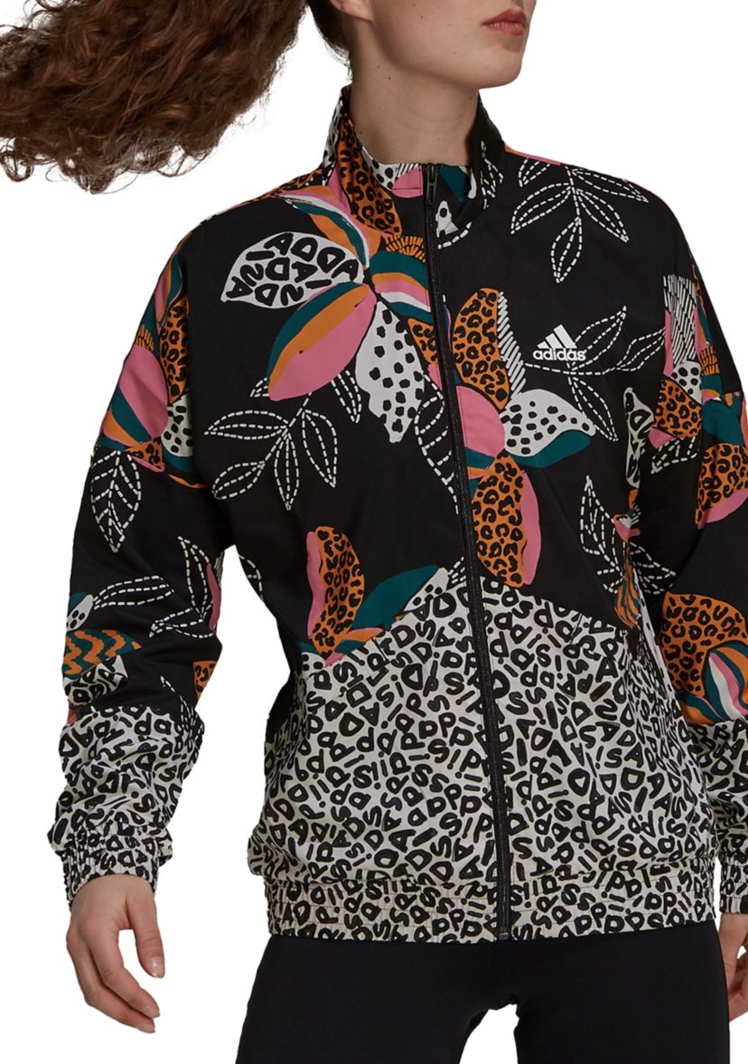 Farm Print Windbreaker