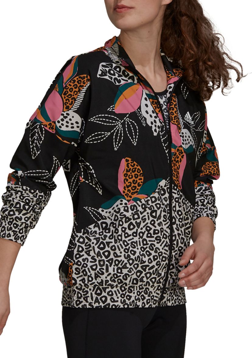 Farm Print Windbreaker