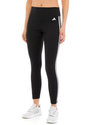  adidas Girls' Performance Tight Three Stripe Leggings - S -  Gray/Black : Clothing, Shoes & Jewelry