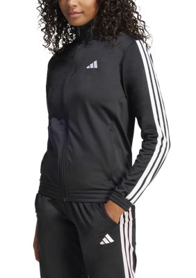 adidas Women's Tricot 3-Stripes Track Jacket