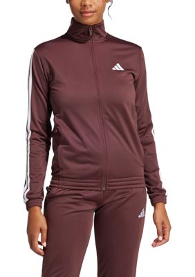 adidas Women's Tricot 3-Stripes Track Jacket, XS
