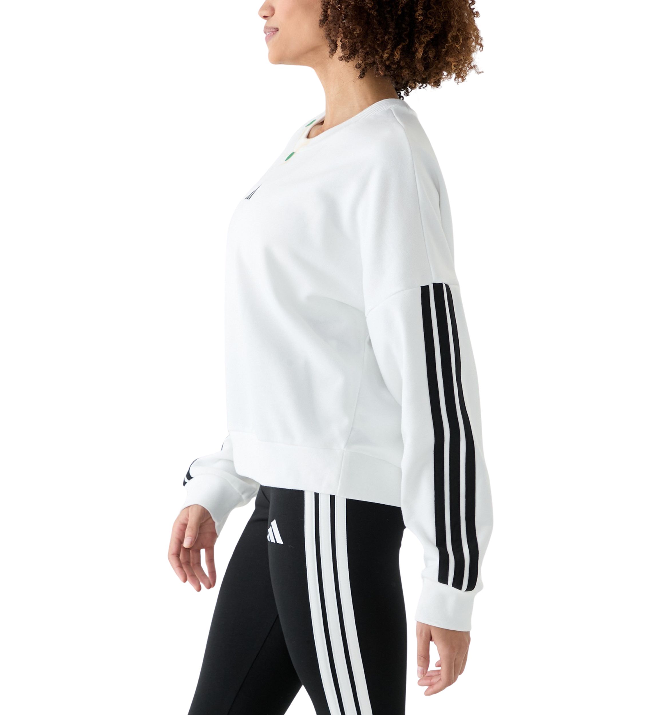 Womens French Terry Pullover Crew Neck Sweatshirt