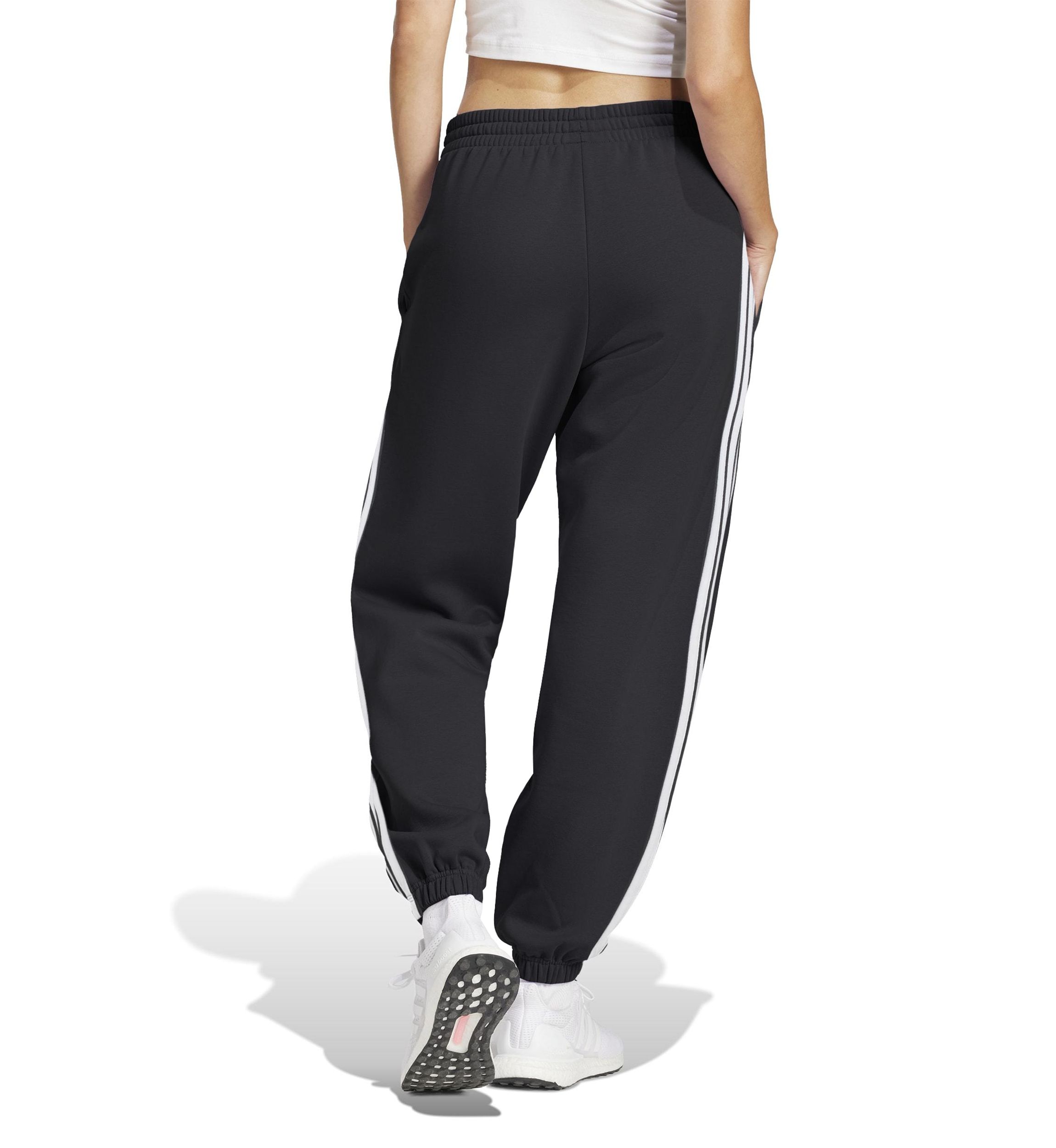 Essentials 3-Stripes French Terry Cuffed Jogger Pants