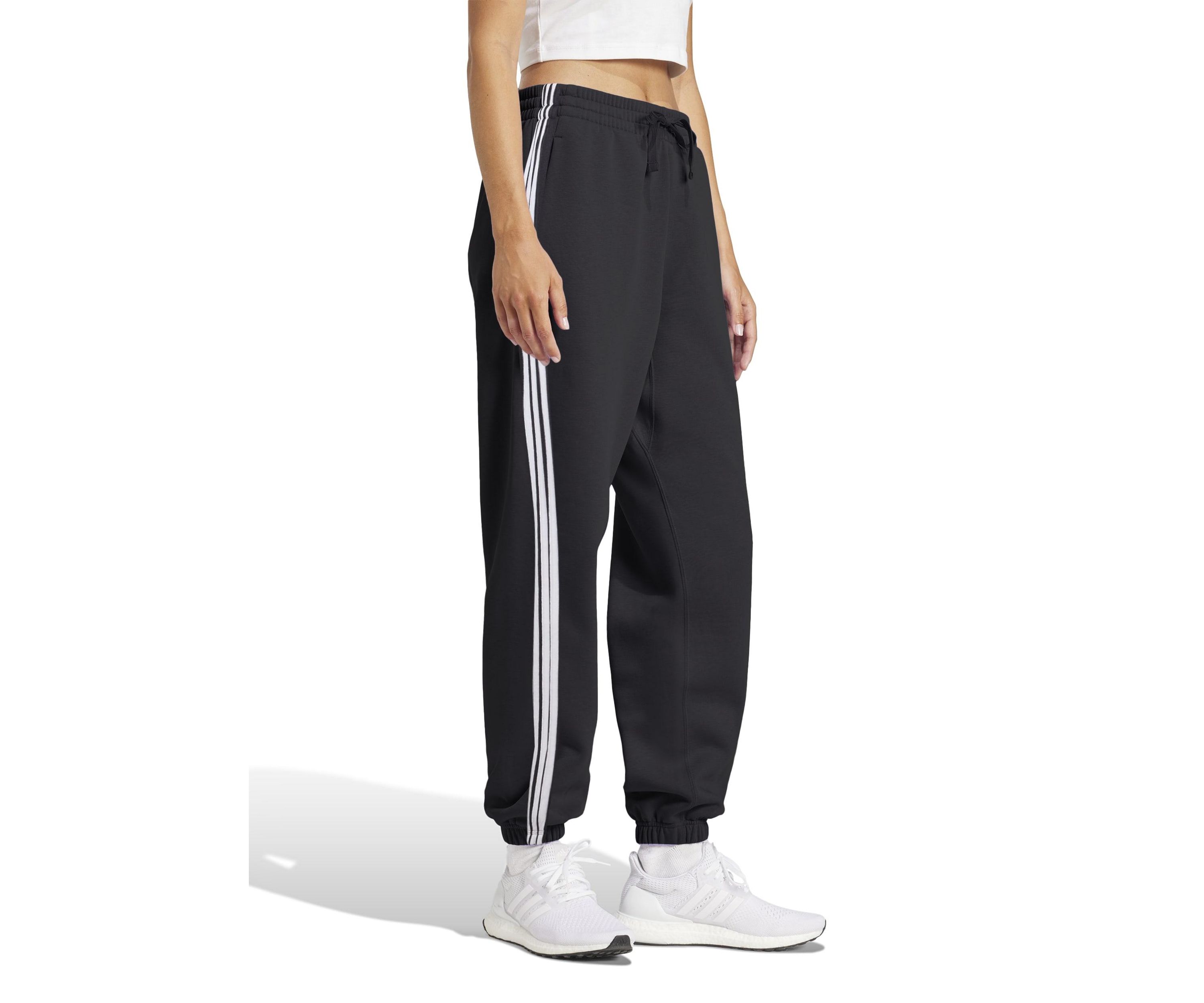 Essentials 3-Stripes French Terry Cuffed Jogger Pants