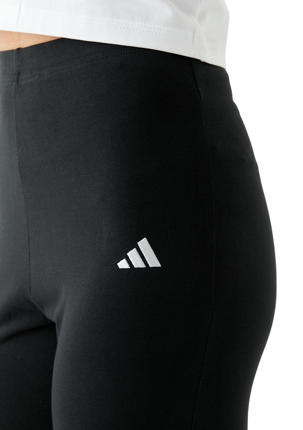 Womens Flared Leggings with Small Logo