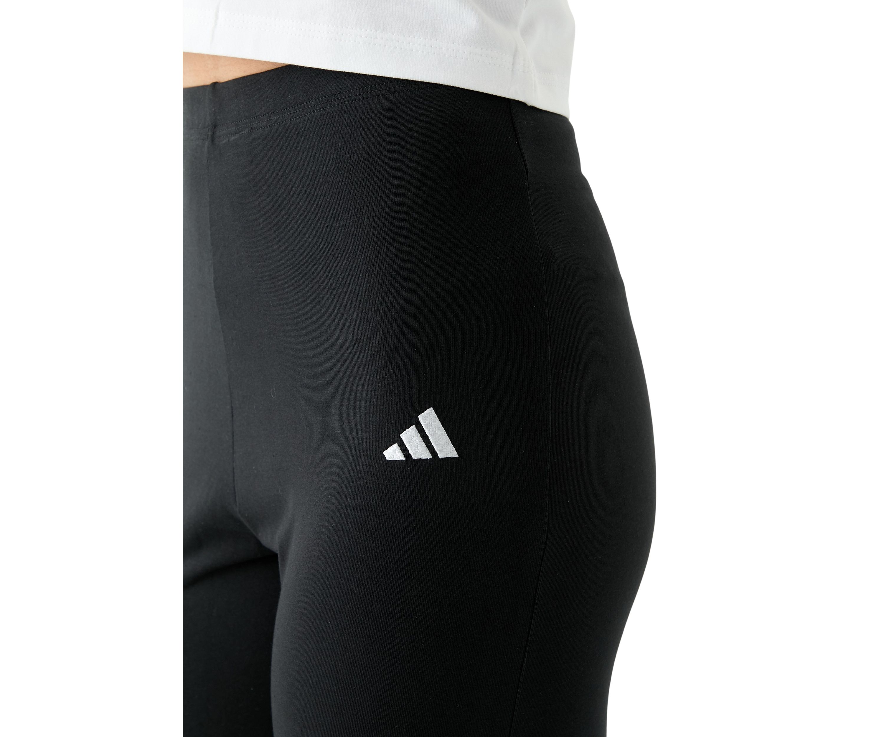 Womens Flared Leggings with Small Logo