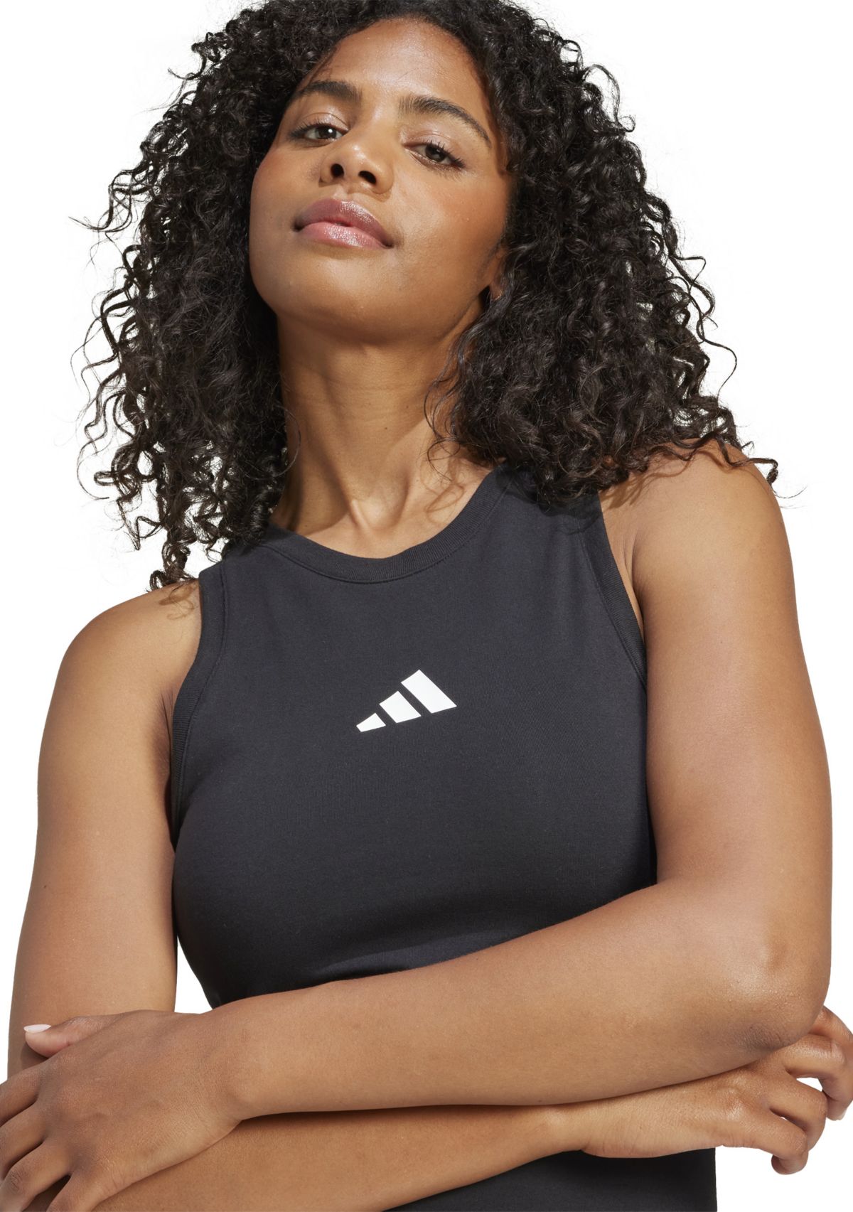 Womens Bodycon Tank Logo Dress