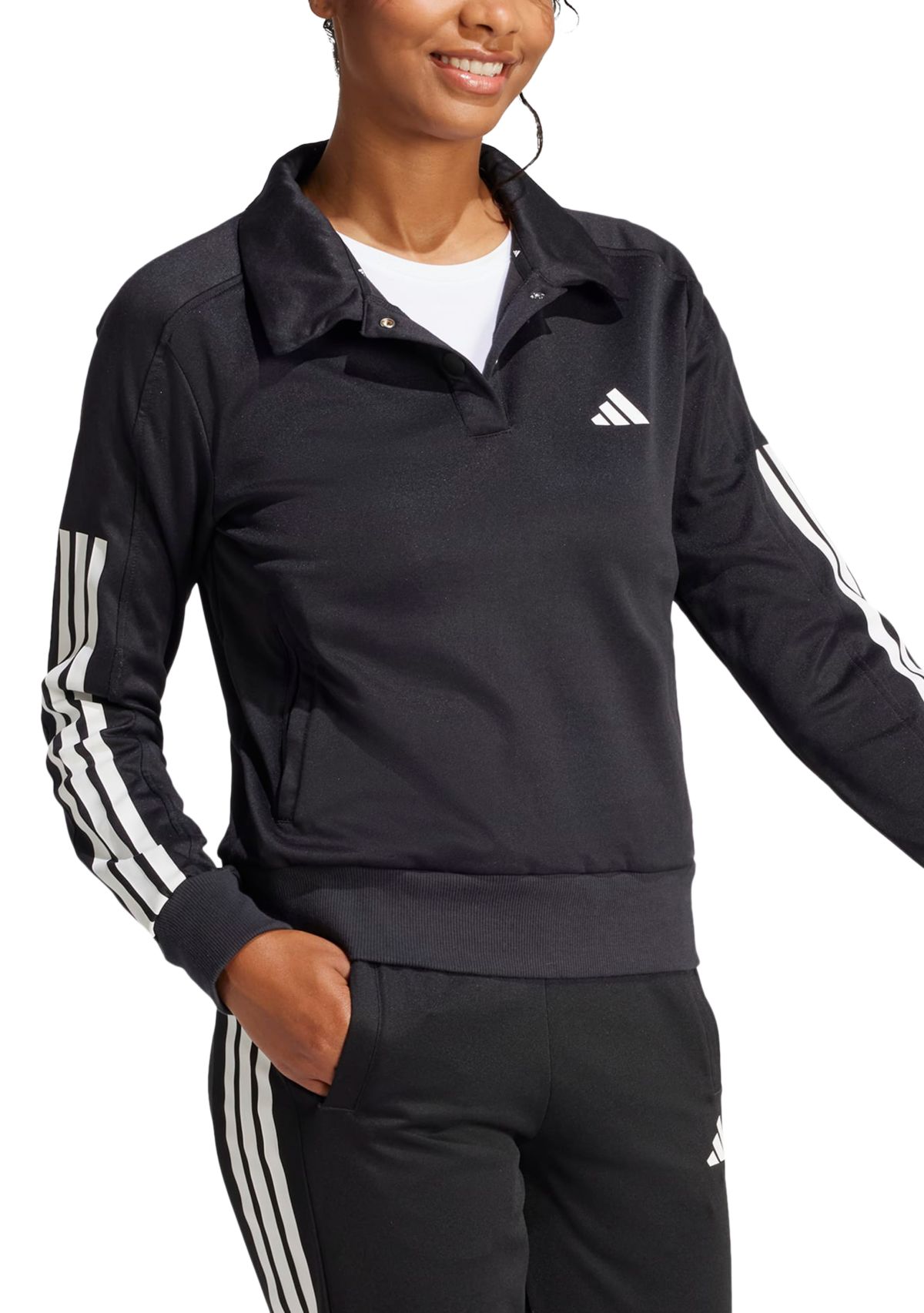 Iconic 3-Stripes Snap Track Top