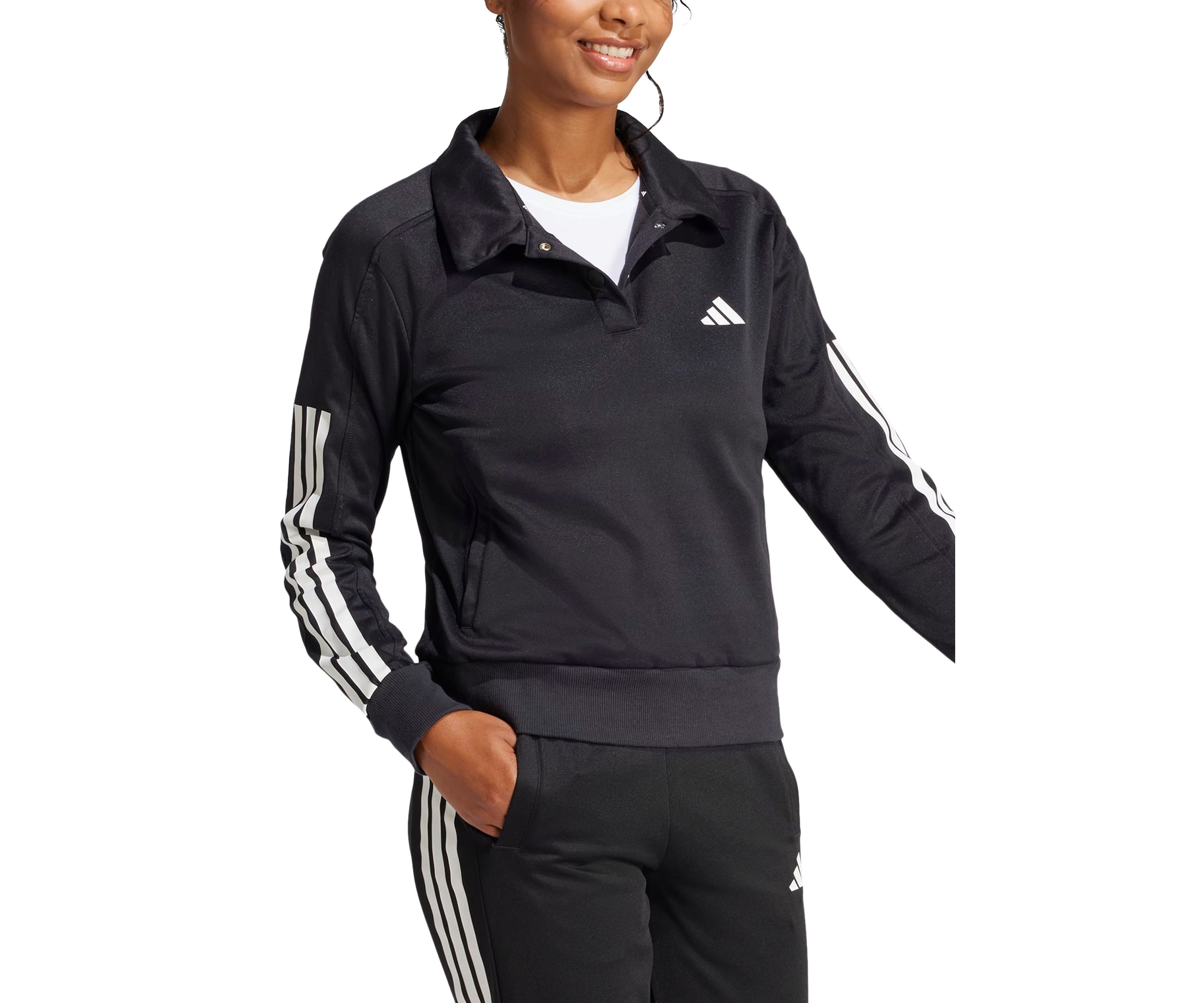 Iconic 3-Stripes Snap Track Top