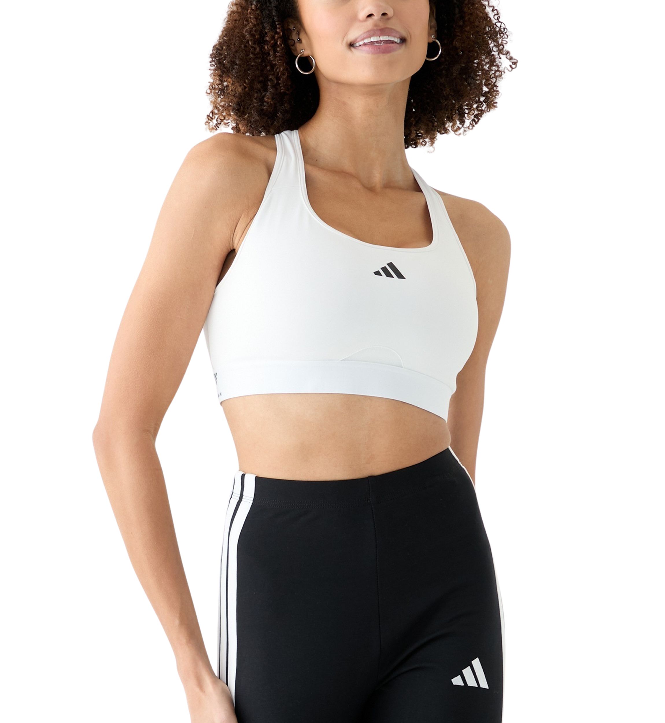 Womens Powerreact Medium Support Bra with Mesh Detail