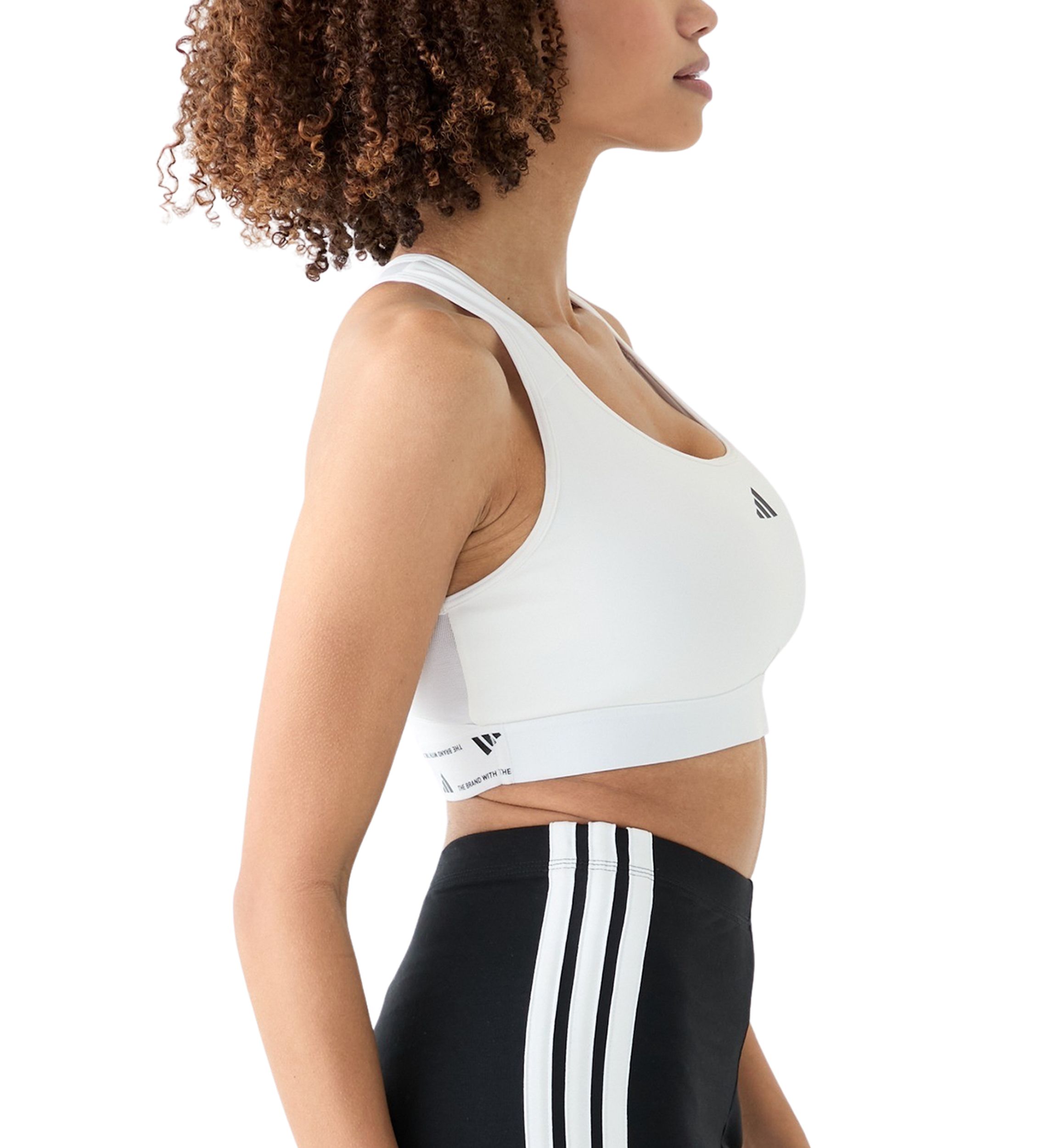 Womens Powerreact Medium Support Bra with Mesh Detail