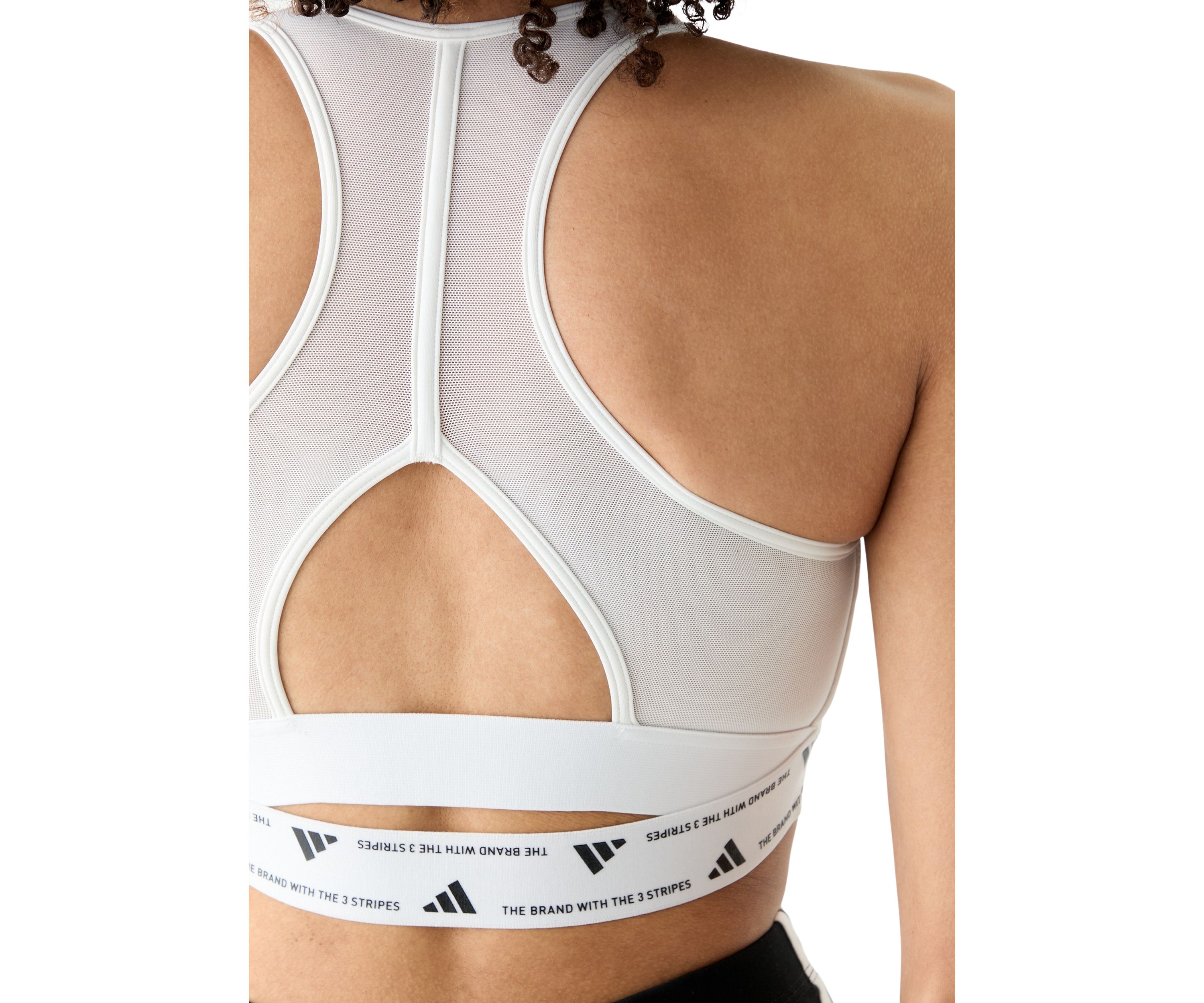 Womens Powerreact Medium Support Bra with Mesh Detail