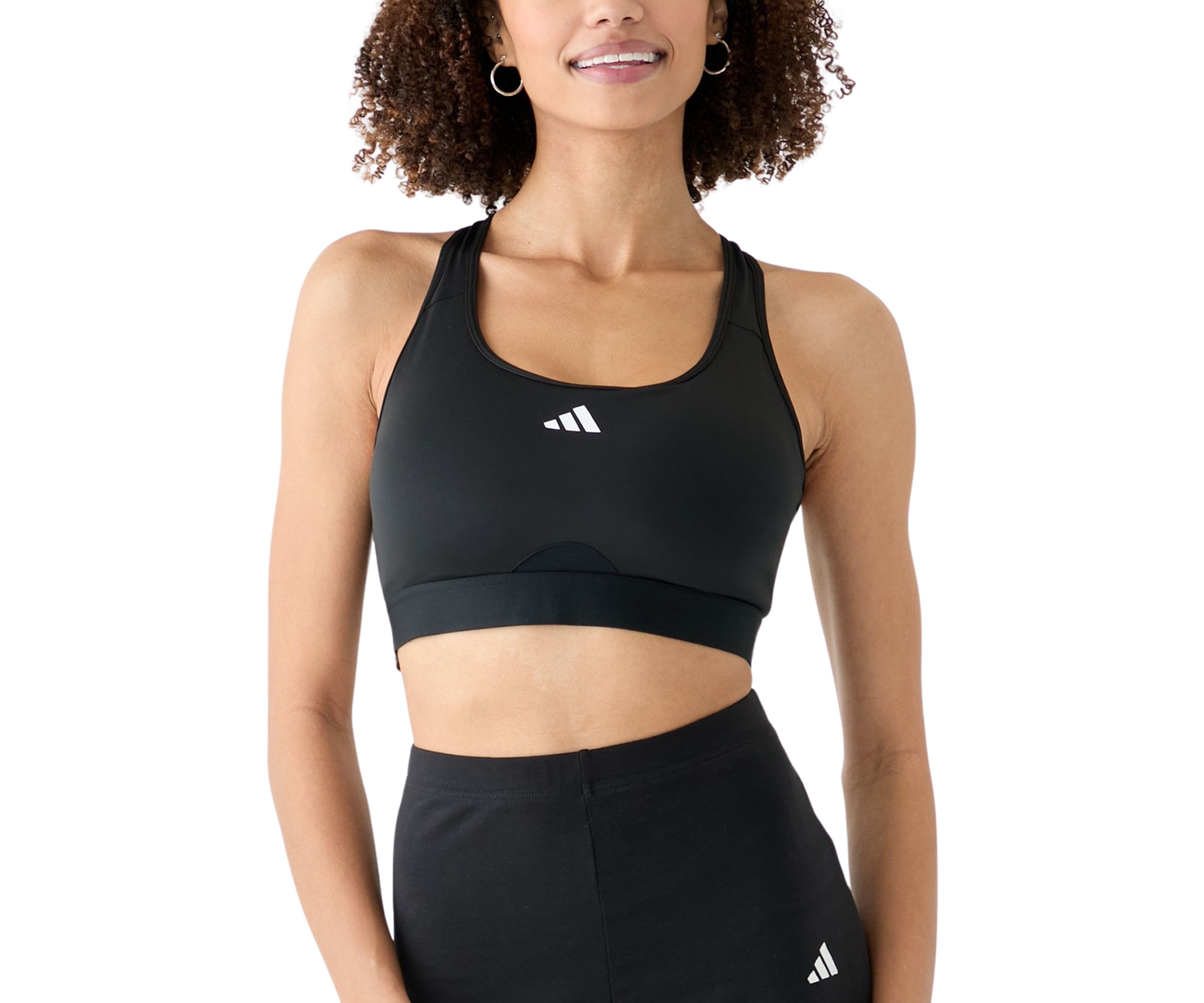 Womens Powerreact Medium Support Bra with Mesh Detail