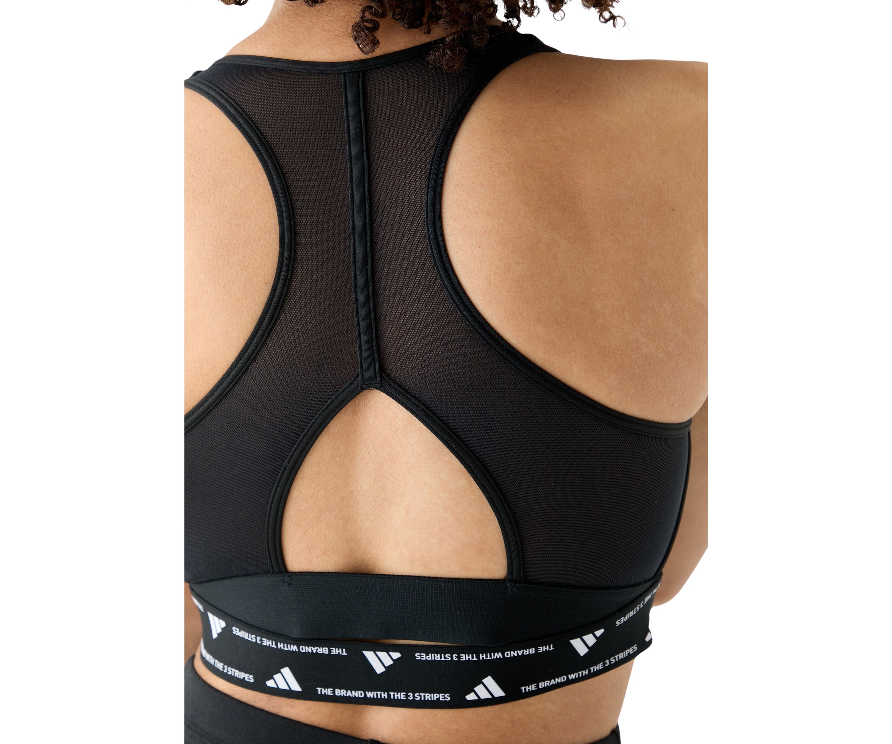 Womens Powerreact Medium Support Bra with Mesh Detail
