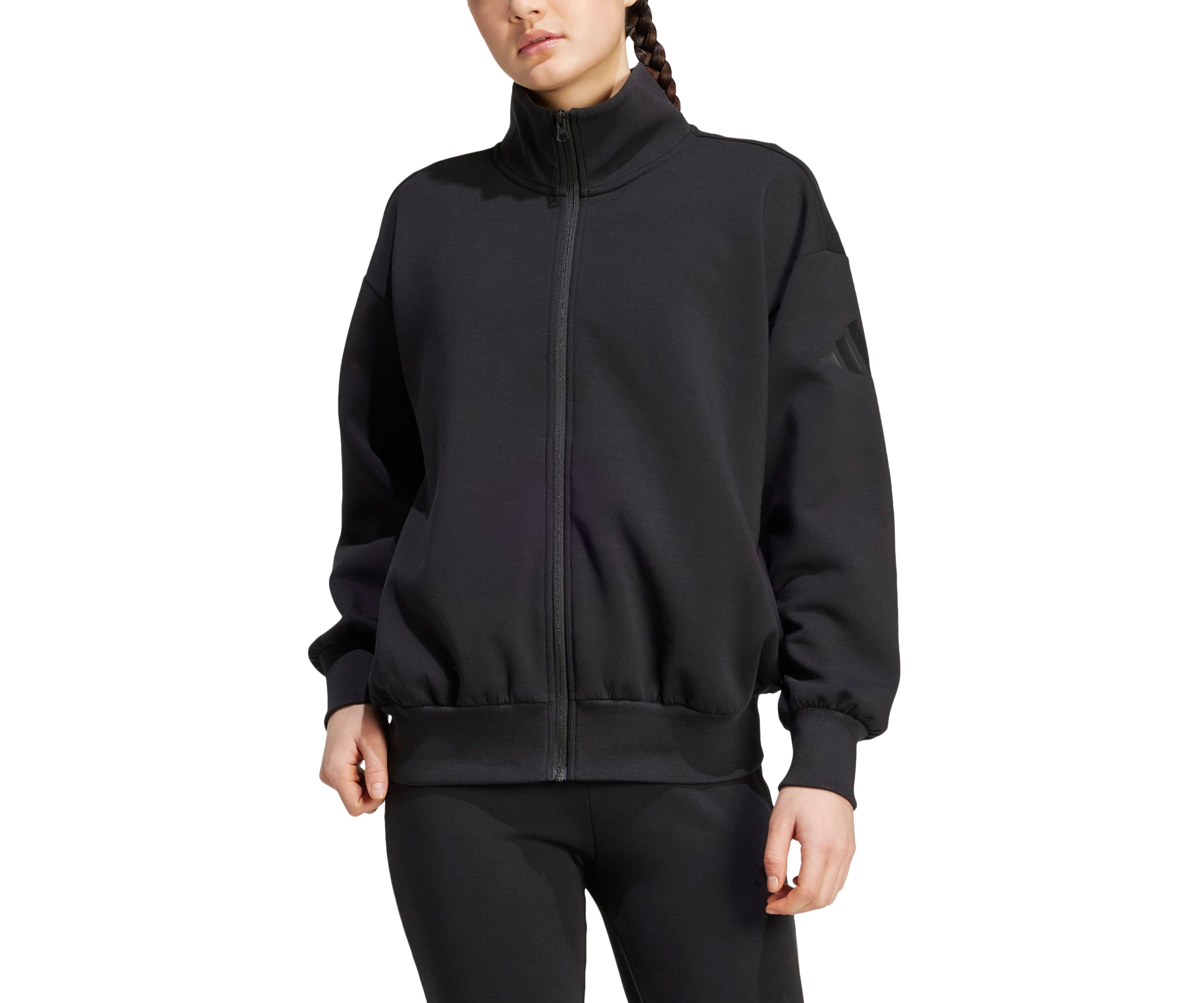 ALL SZN Soft Lux Loose Full-Zip Top