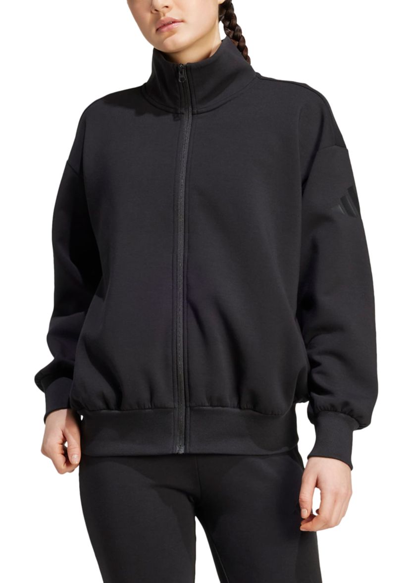 ALL SZN Soft Lux Loose Full-Zip Top