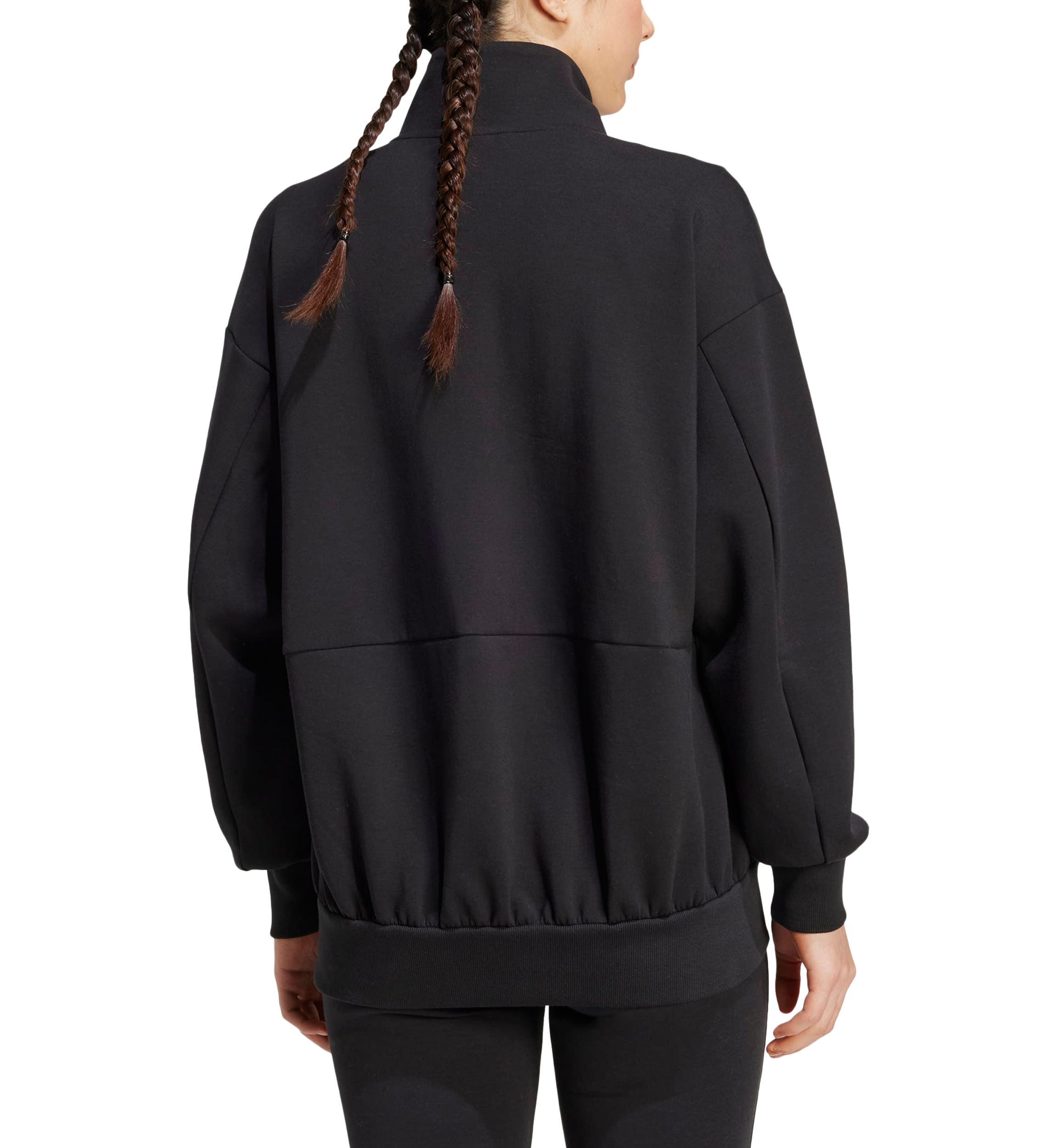 ALL SZN Soft Lux Loose Full-Zip Top