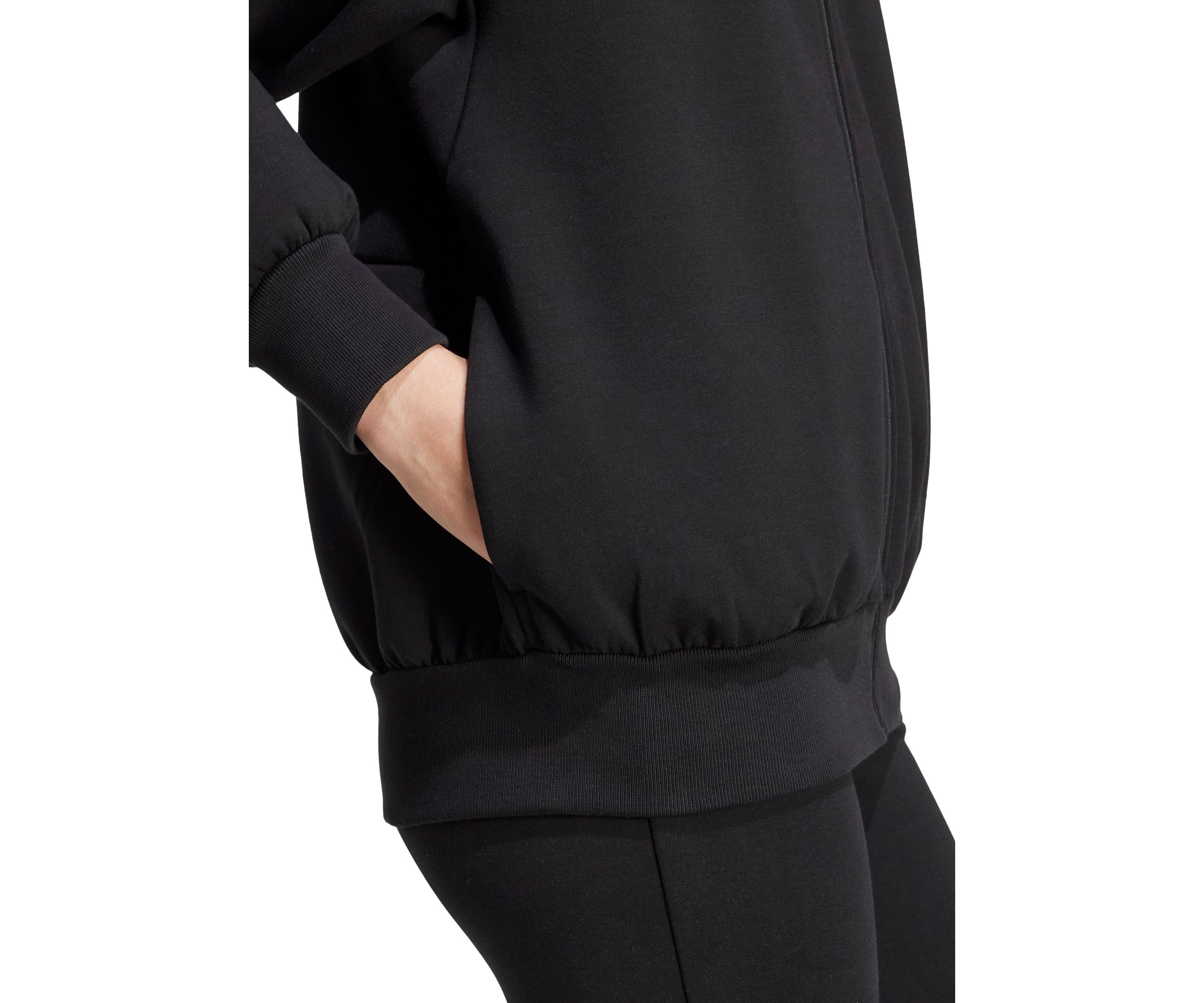ALL SZN Soft Lux Loose Full-Zip Top