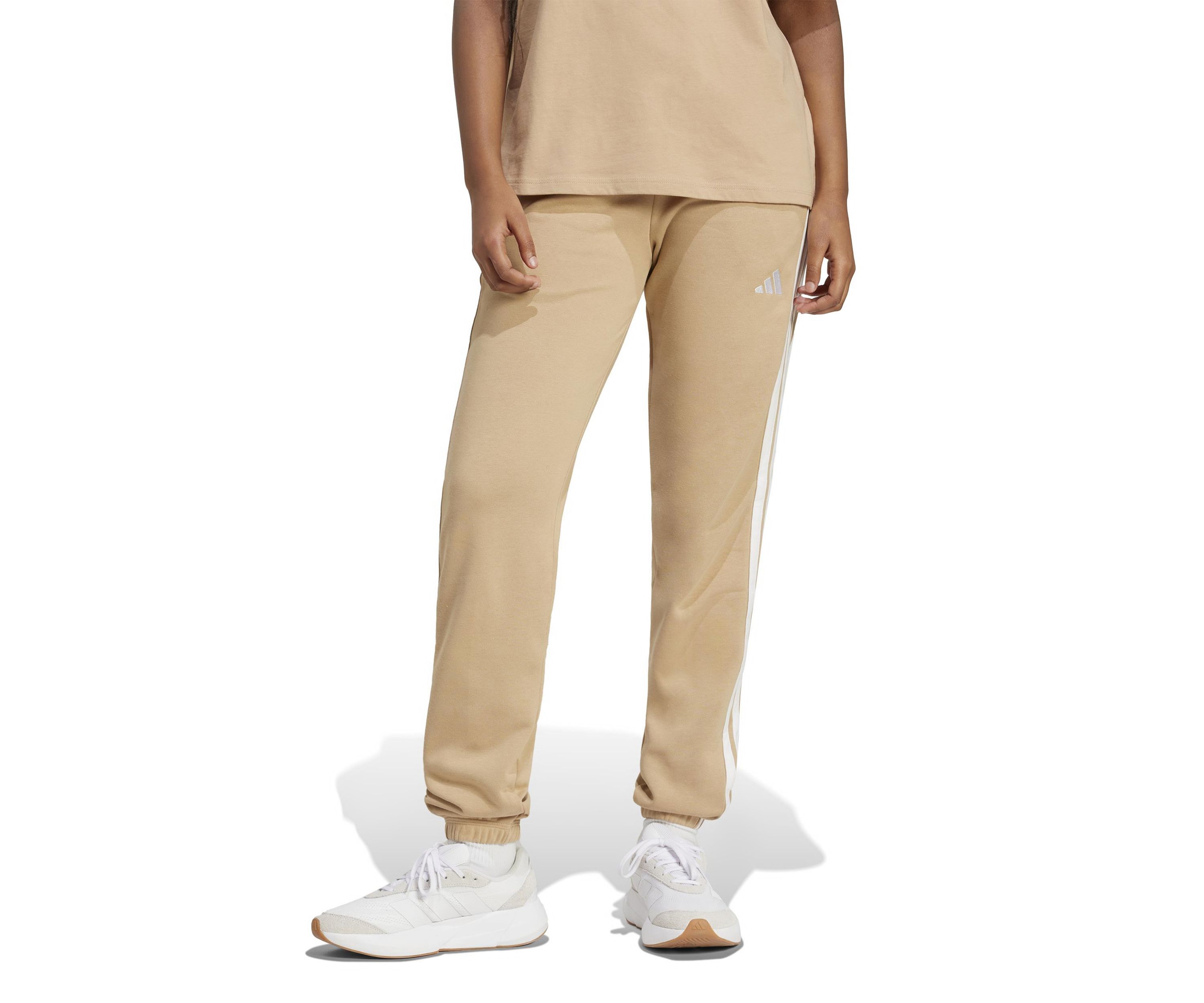 Essentials 3-Stripes French Terry Cuffed Jogger Pants