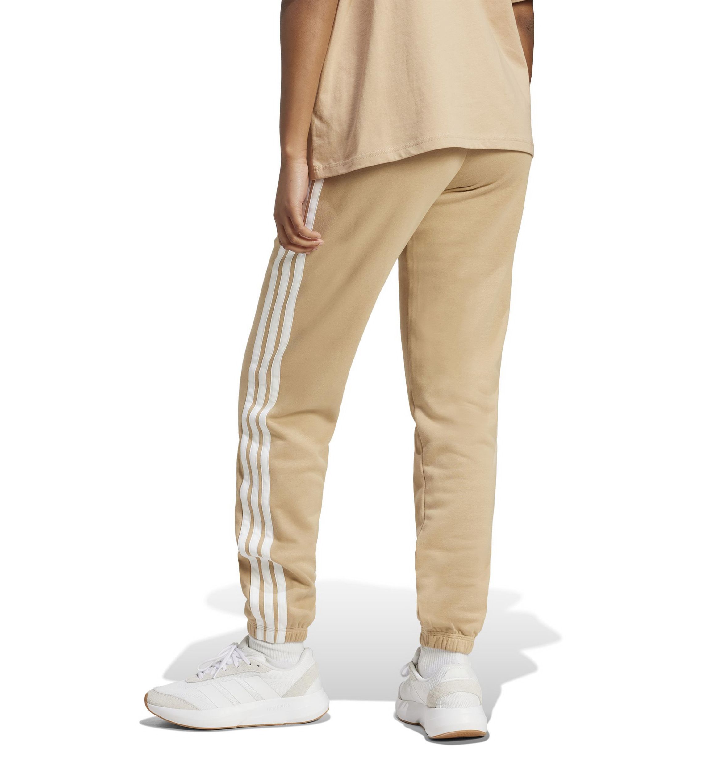 Essentials 3-Stripes French Terry Cuffed Jogger Pants