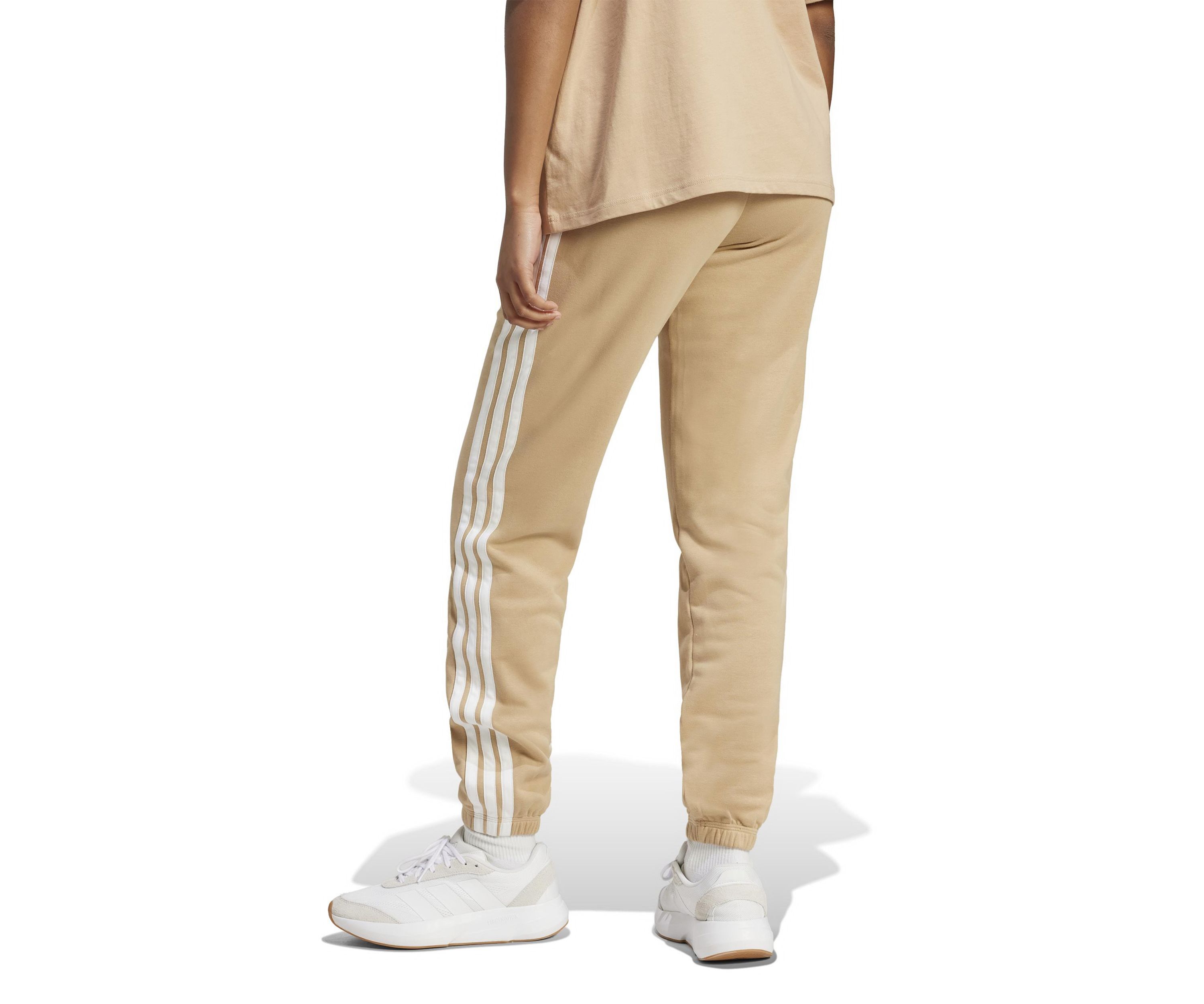 Essentials 3-Stripes French Terry Cuffed Jogger Pants