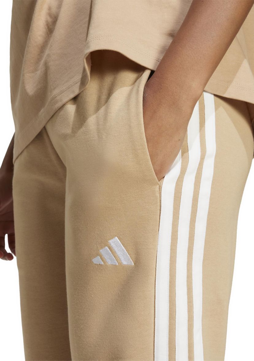 Essentials 3-Stripes French Terry Cuffed Jogger Pants