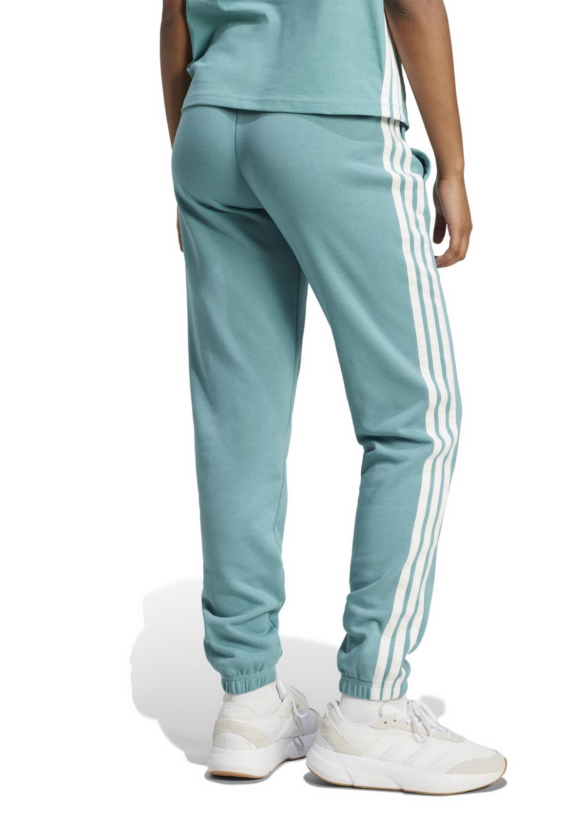 Essentials 3-Stripes French Terry Cuffed Jogger Pants