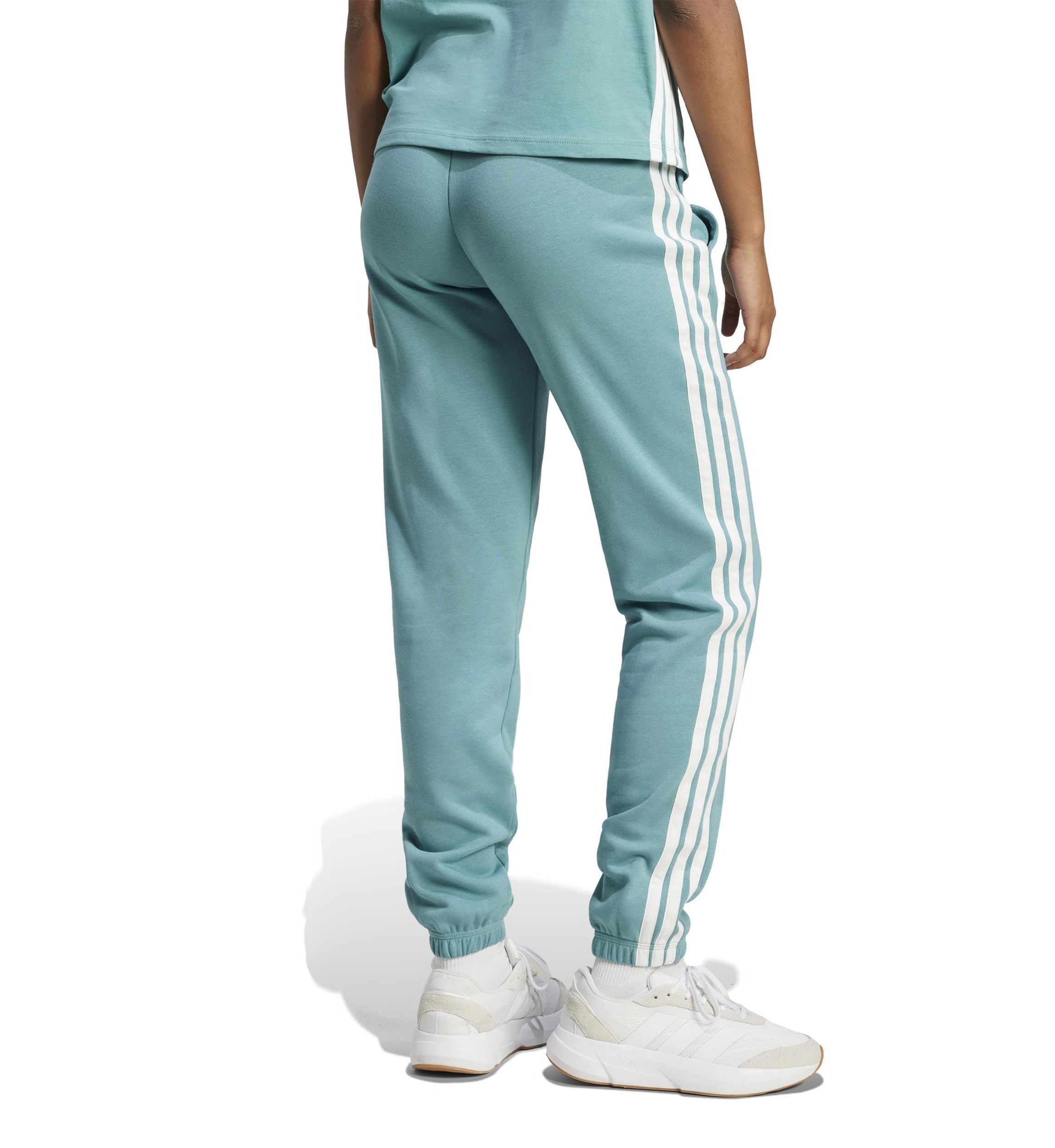 Essentials 3-Stripes French Terry Cuffed Jogger Pants