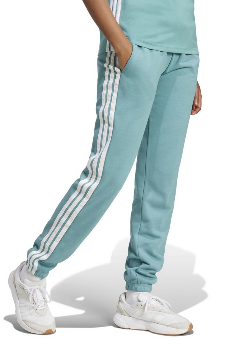 Essentials 3-Stripes French Terry Cuffed Jogger Pants