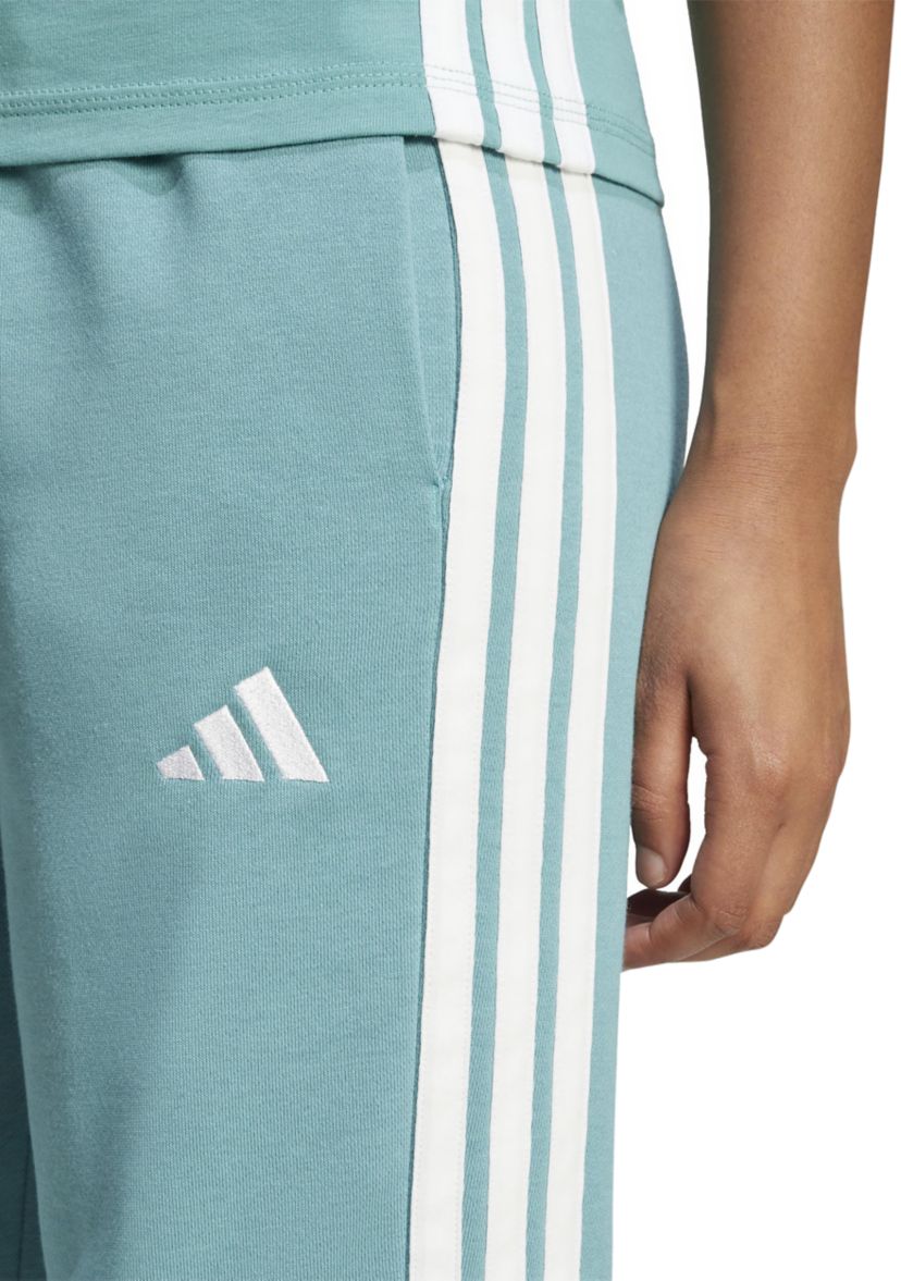 Essentials 3-Stripes French Terry Cuffed Jogger Pants
