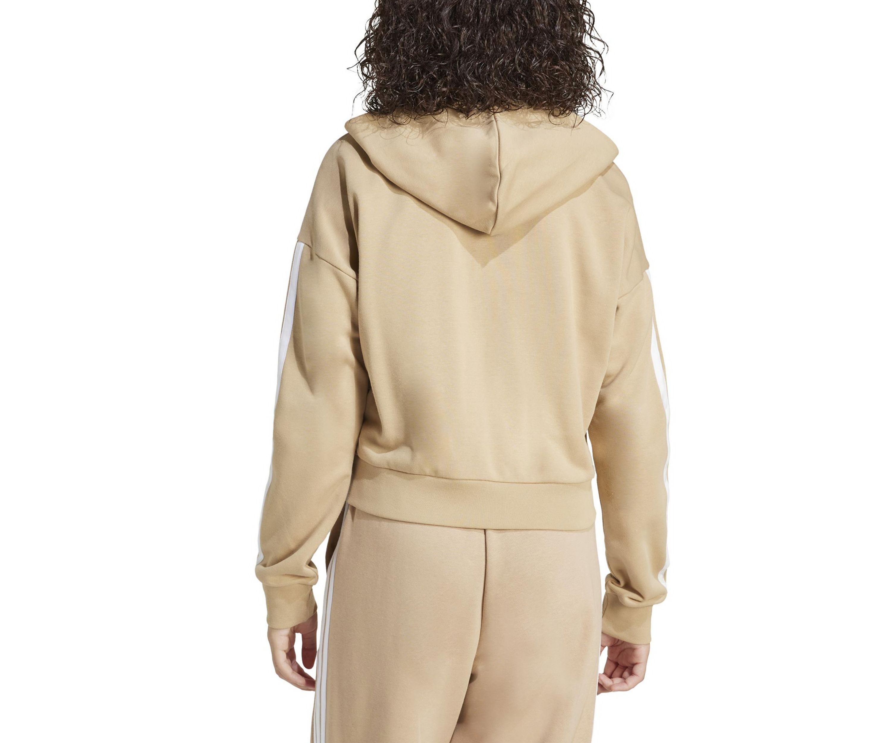 Essentials 3 Stripes French Terry Full Zip Hoodie
