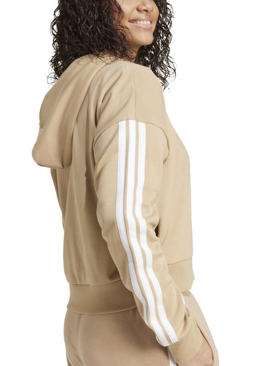 Essentials 3 Stripes French Terry Full Zip Hoodie