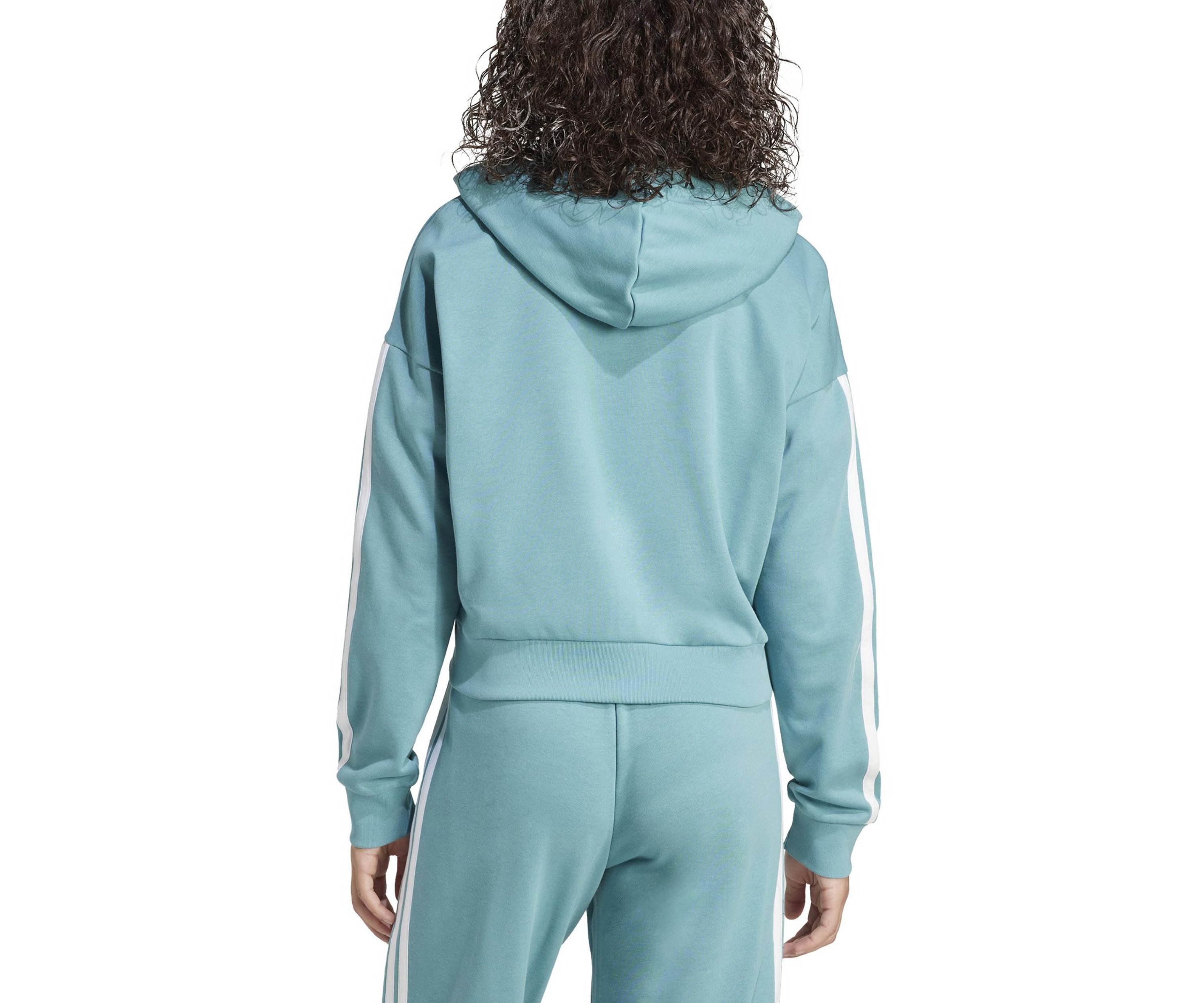 Essentials 3 Stripes French Terry Full Zip Hoodie