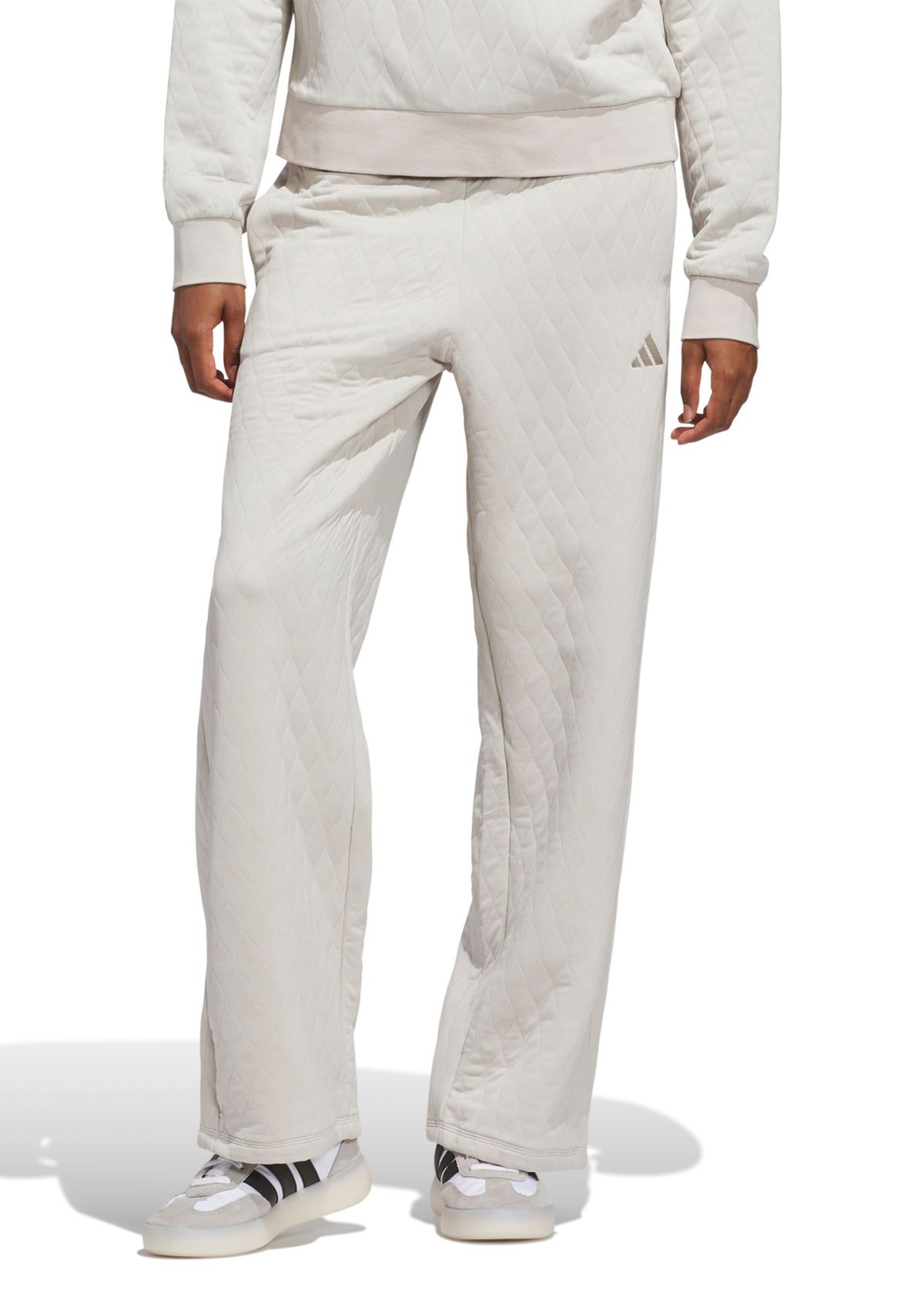 Quilted Wide Leg Pants