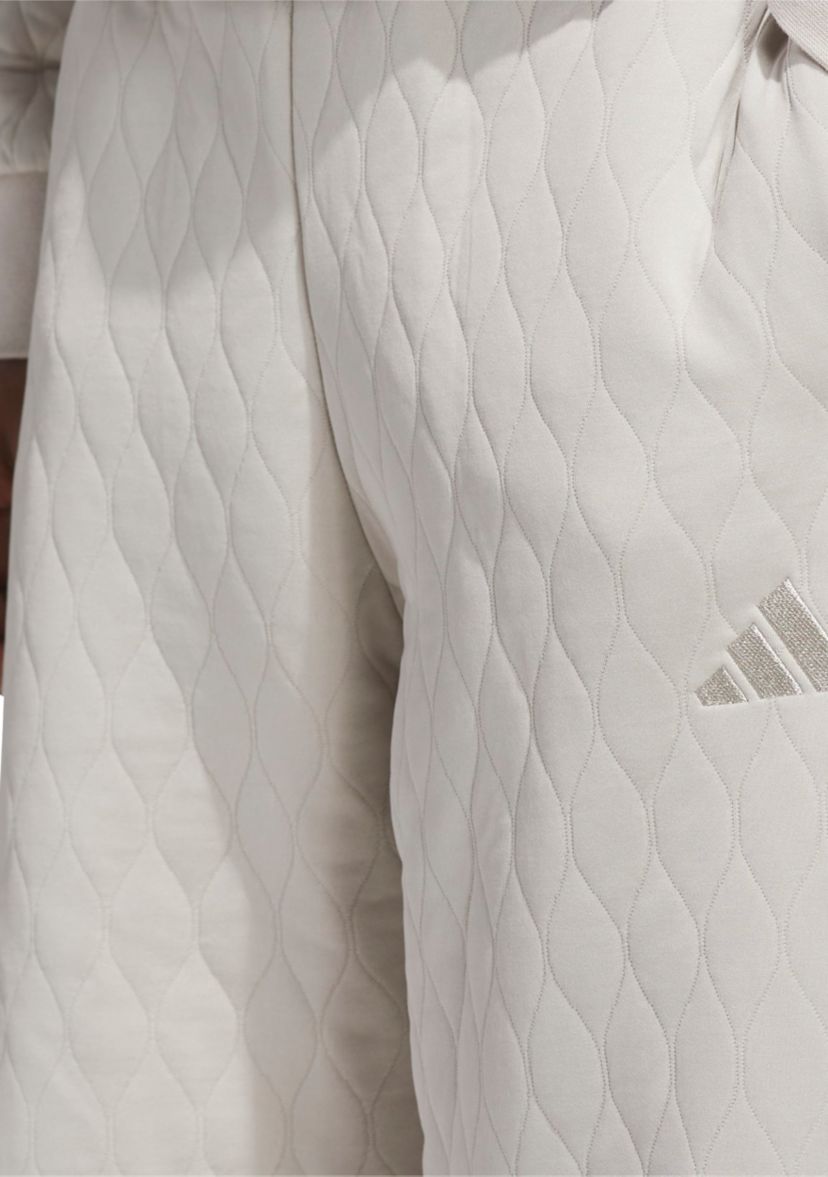 Quilted Wide Leg Pants