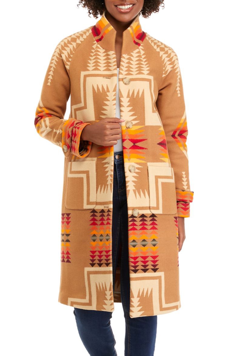 Womens Harding Archive Blanket Coat