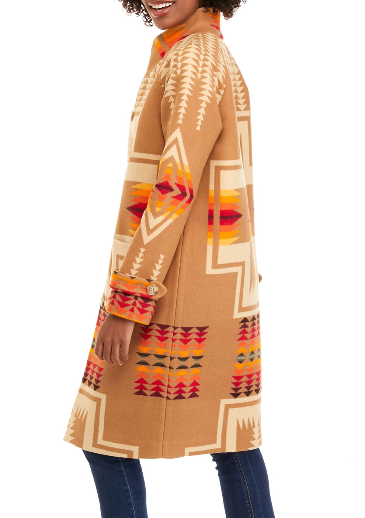 Womens Harding Archive Blanket Coat