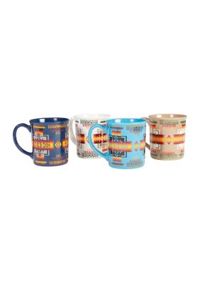 Chief Joseph Mugs, Set of 4