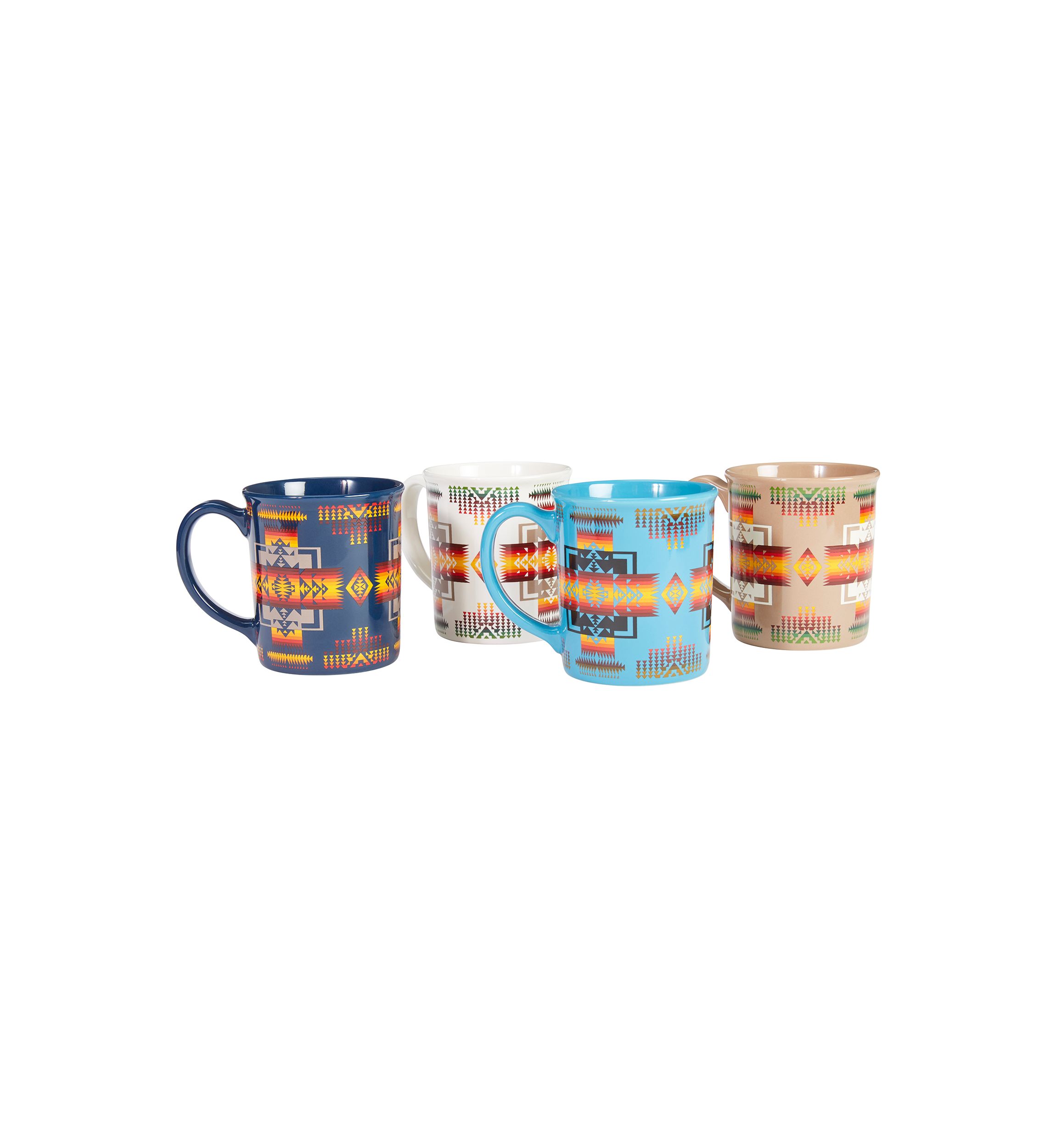 Chief Joseph Mugs - Set of 4