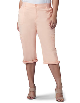 Lee Plus Size Flex To Go Cargo Skimmer Capris Belk