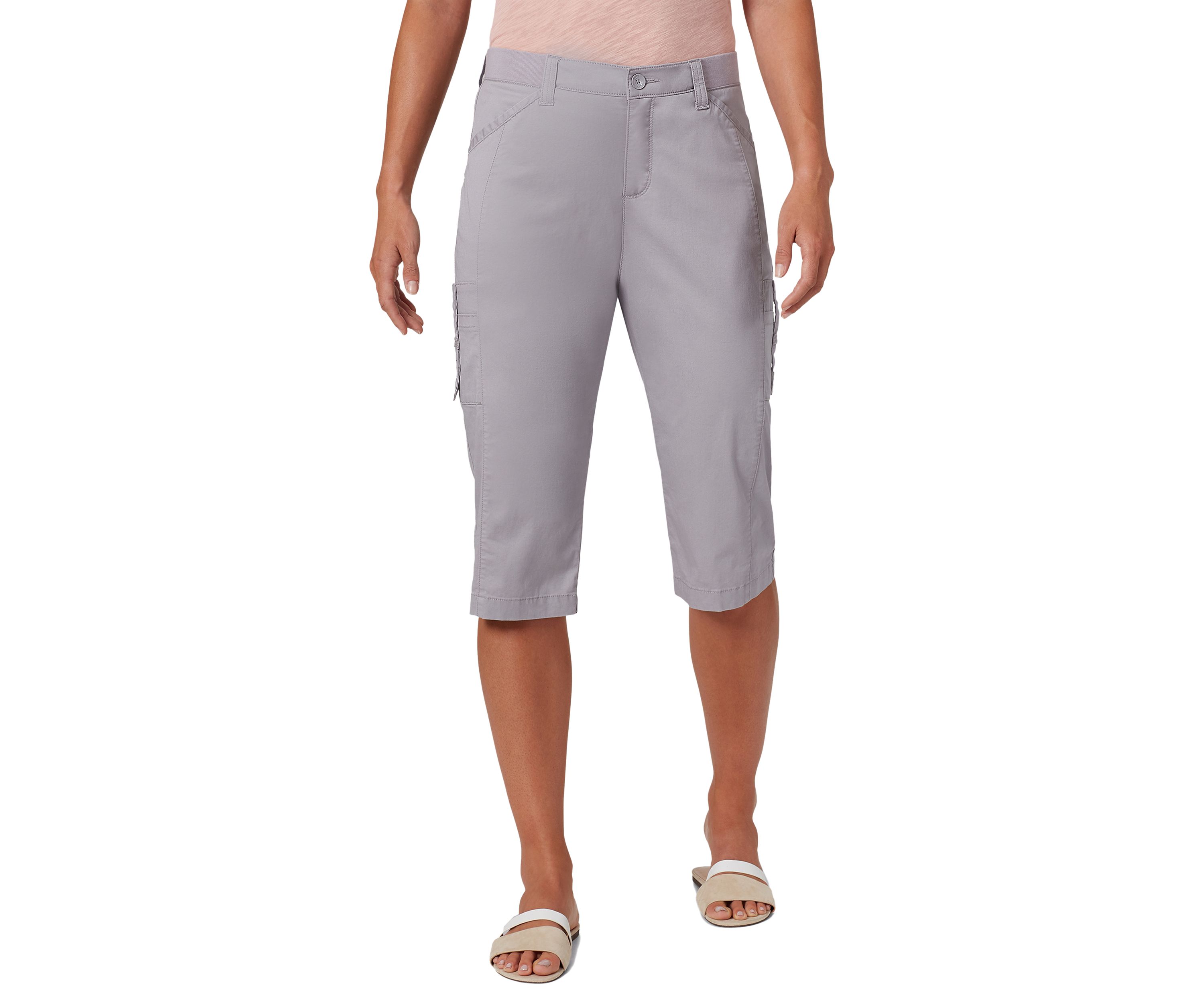 Petite Relaxed Fit Knit Waist Cargo Skimmers 