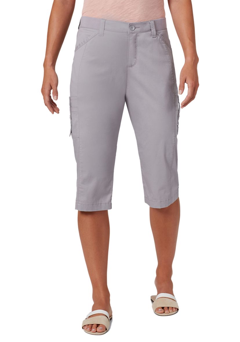 Petite Relaxed Fit Knit Waist Cargo Skimmers 