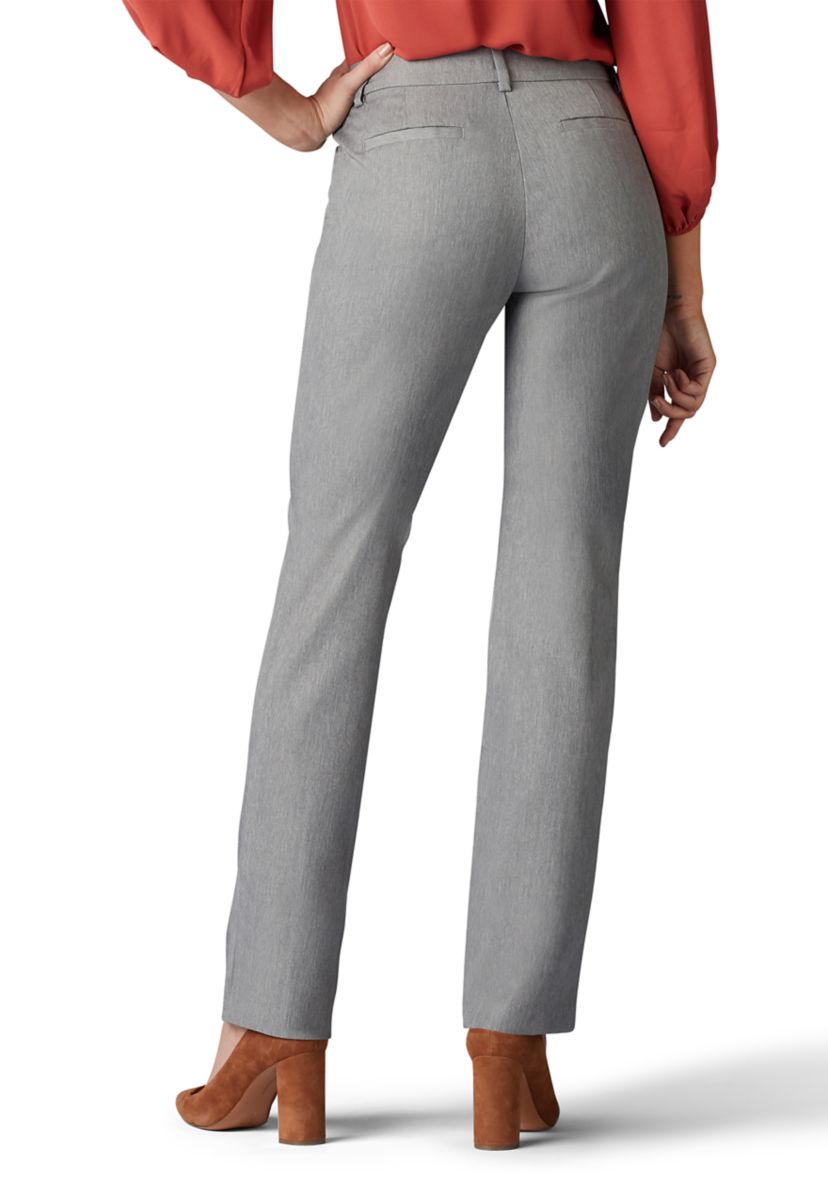 Womens Relaxed Fit Straight Leg Pants