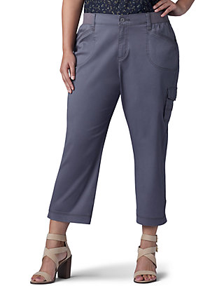 Lee Plus Size Flex To Go Cargo Capris Belk